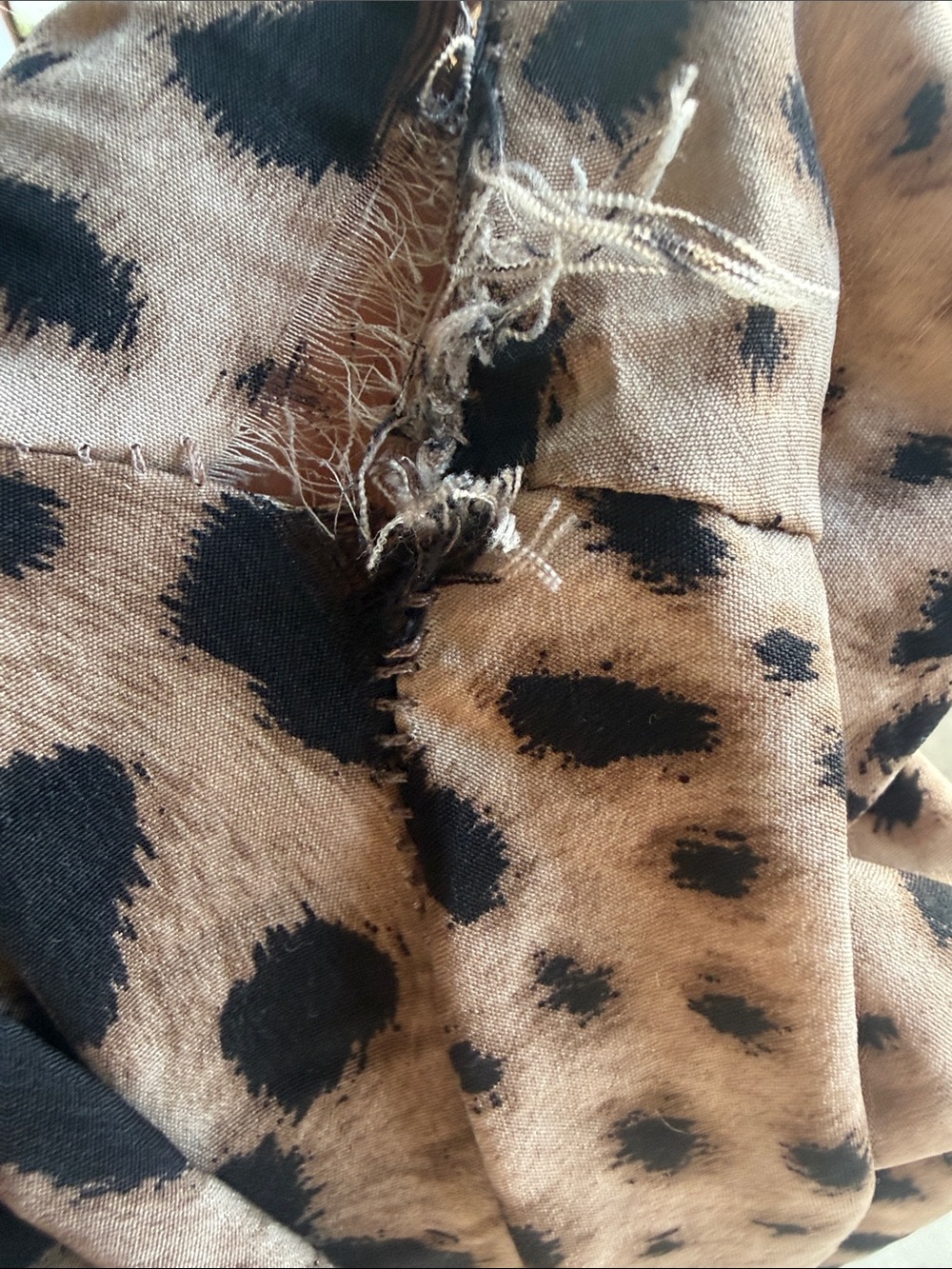 Animal Print Pull On Wide Leg Pants - Picture 6 of 6